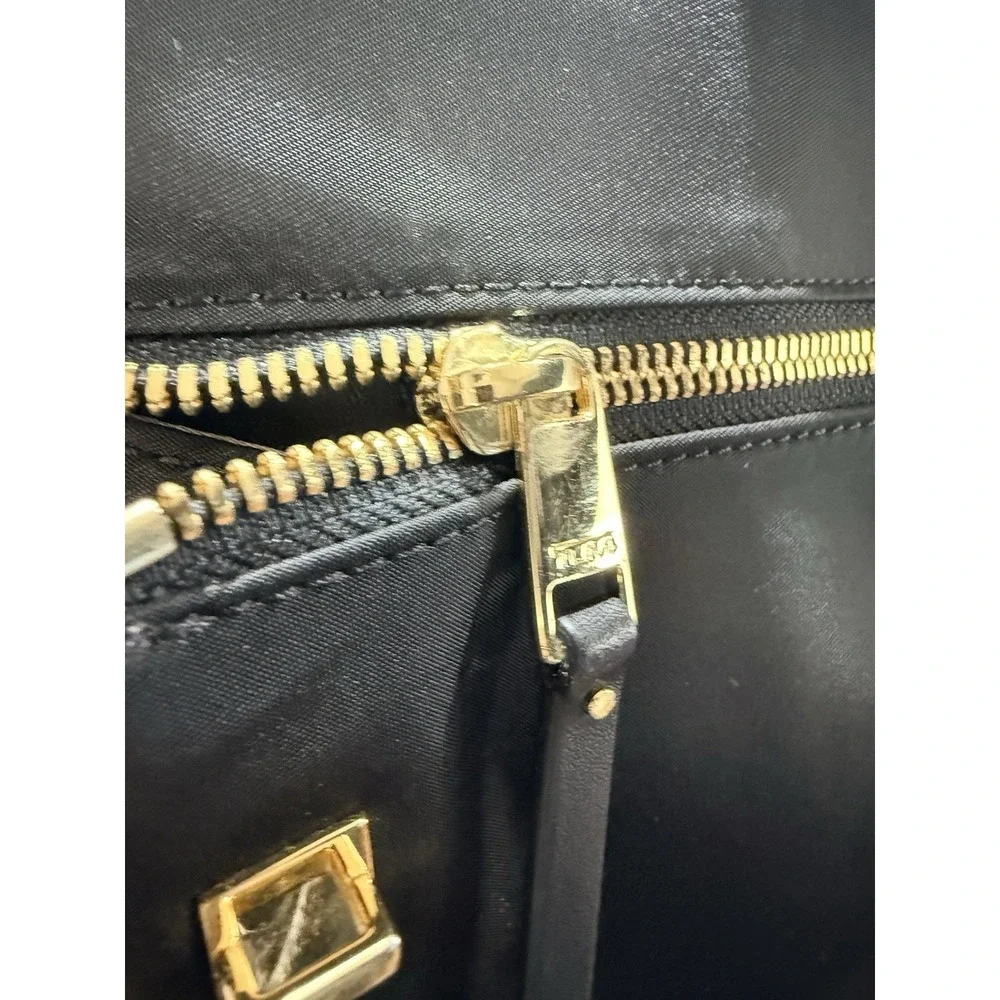 TUMI Sheryl Business Tote VOYAGEUR - Black With Gold‎ Hardware 1